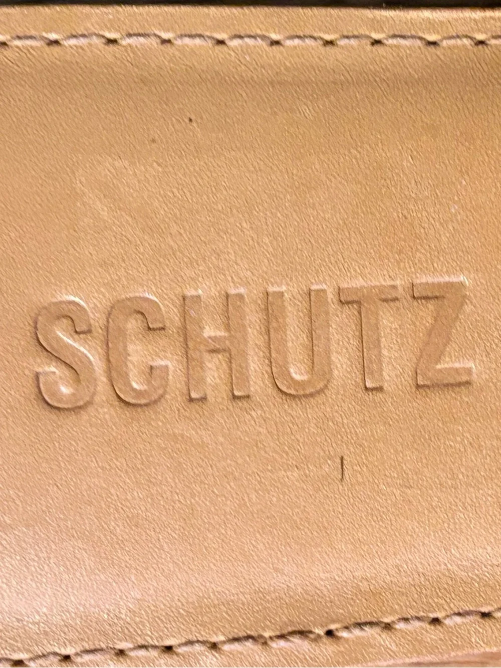 SCHUTZ Braided Yellow Leather Toe-Post Sandal
